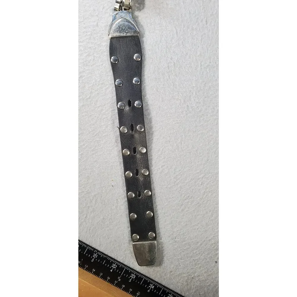 Vintage Y2K Motorcycle Metal Chain Belt Chopper Biker Rocker Size Large chopper